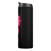 Unterstützung für das Brustkrebs-Bewusstsein für B Thermosbecher (Nach rechts gedreht)