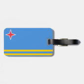 Unterstützung für das nationale Flag-Team von Arub Gepäckanhänger (Rückseite horizontal)