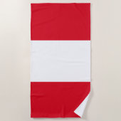 Unterstützung für das nationale Flag-Team von Peru Strandtuch (Vorderseite)