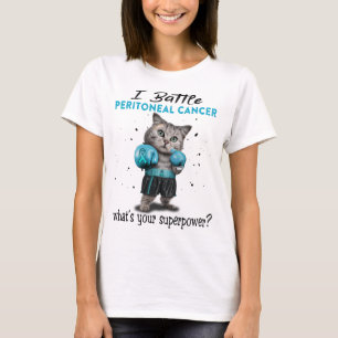 Unterstützung für das peritoneale Krebsbewusstsein T-Shirt
