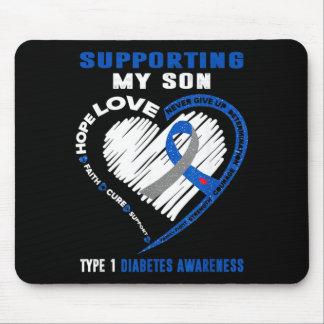 Unterstützung für das Typ-1-Diabetes-Bewusstsein m Mousepad