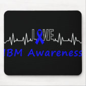 Unterstützung für den Heartbeat-Liebe von Ibm Awar Mousepad (Vorne)
