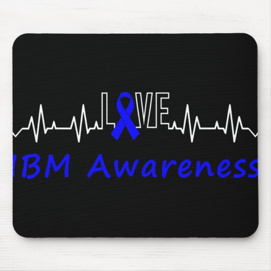 Unterstützung für den Heartbeat-Liebe von Ibm Awar Mousepad (Vorne)