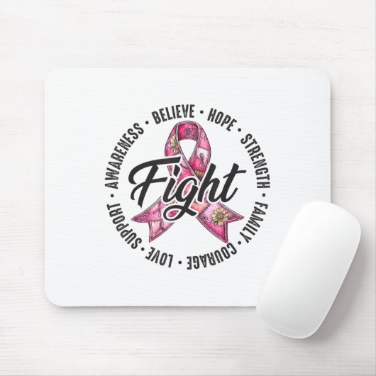 Unterstützung für den Kampf gegen vorgeburtenes Br Mousepad (Mit Mouse)