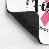 Unterstützung für den Kampf gegen vorgeburtenes Br Mousepad (Ecke)