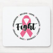 Unterstützung für den Kampf gegen vorgeburtenes Br Mousepad (Vorne)