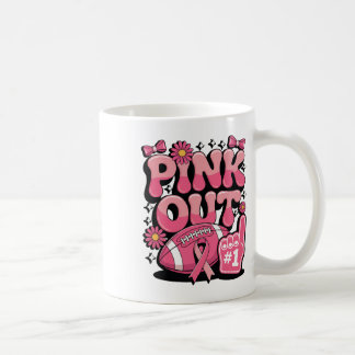 Unterstützung für den rosa abgesenkten Brustkrebs Kaffeetasse