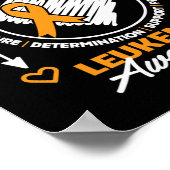 Unterstützung für den Sensibilisierungsmonat Ich t Poster (Ecke)