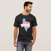Unterstützung für den Trans Flag Texas LGBt Pride T-Shirt (Vorne ganz)
