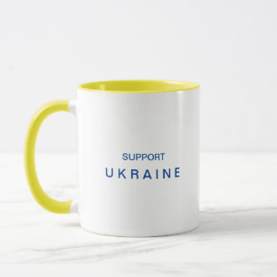 Unterstützung für den ukrainischen Kaffee Tasse