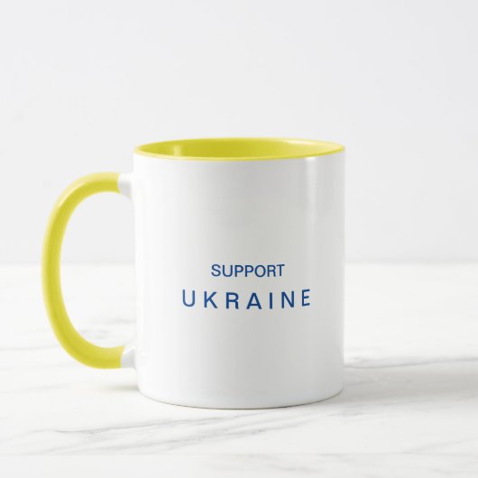 Unterstützung für den ukrainischen Kaffee Tasse (Links)