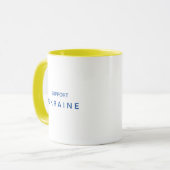 Unterstützung für den ukrainischen Kaffee Tasse (Vorderseite Links)