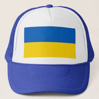 Unterstützung für die Blaue und Gelbe Ukraine Truckerkappe