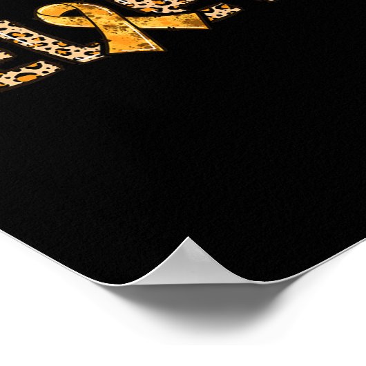 Unterstützung für die Blendfarbenprägung von Crps Poster (Ecke)