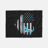 Unterstützung für die Familie der USA zur Sensibil Fleecedecke (Vorderseite (Horizontal))