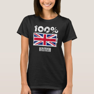 Unterstützung für die Flagge des Vereinigten König T-Shirt