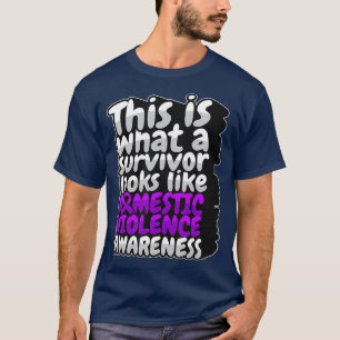 Unterstützung für die häusliche Gewalt: Survivo T-Shirt