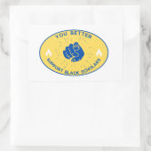 Unterstützung für die rechteckige Aufkleber für Sc (Tasche)