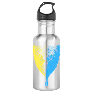 Unterstützung für die Ukraine Edelstahlflasche