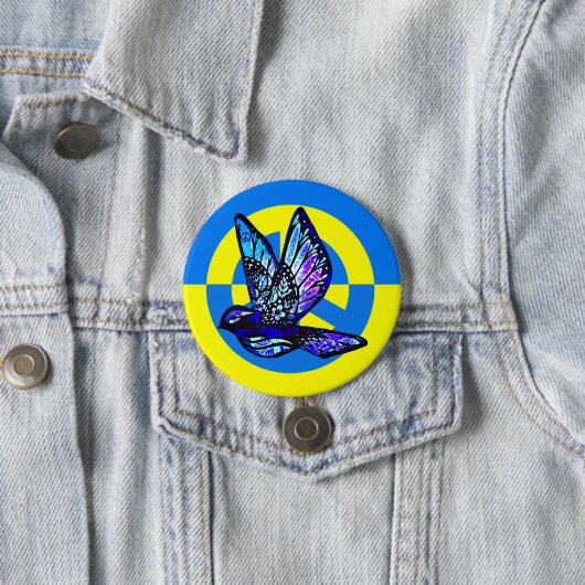 Unterstützung für die Ukraine: ein lebendiger Frie Button (Beispiel)