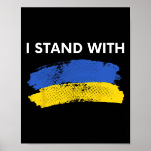 Unterstützung für die Ukraine-Hilfe Poster