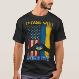 Unterstützung für die Ukraine Ich stehe mit der uk T-Shirt