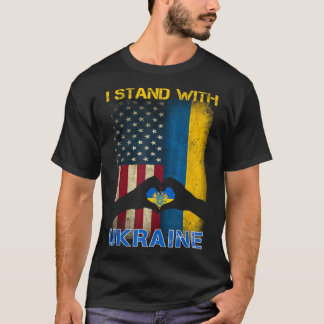 Unterstützung für die Ukraine Ich stehe mit der uk T-Shirt