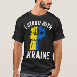 Unterstützung für die Ukraine Ich stehe mit der uk T-Shirt