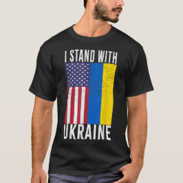 Unterstützung für die Ukraine Ich stehe mit der uk T-Shirt