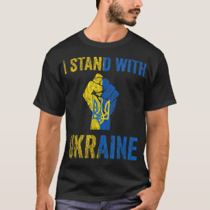 Unterstützung für die Ukraine Ich stehe mit der uk T-Shirt