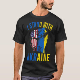 Unterstützung für die Ukraine Ich stehe mit der uk T-Shirt