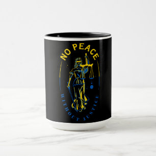 Unterstützung für die Ukraine - Lady Justice Tasse