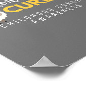 Unterstützung für ein Heilmittel gegen Krebs im Ki Poster (Ecke)