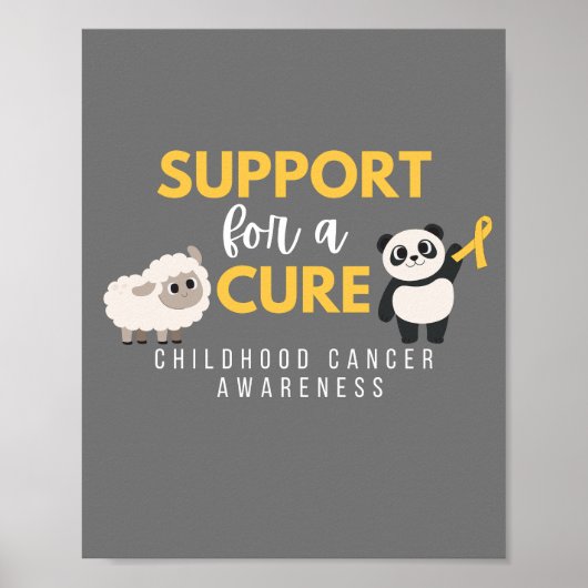 Unterstützung für ein Heilmittel gegen Krebs im Ki Poster (Vorne)