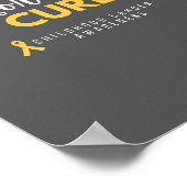 Unterstützung für ein Heilmittel gegen Krebs im Ki Poster (Ecke)