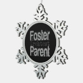 Unterstützung für Eltern-Extraordinär Schneeflocken Zinn-Ornament (Rechts)