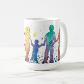 Unterstützung für Eltern von LGBTQ scherzt 15 Kaffeetasse (VorderseiteRechts)
