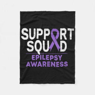 Unterstützung für Epilepsie-Aufklärungsmonat Fleecedecke