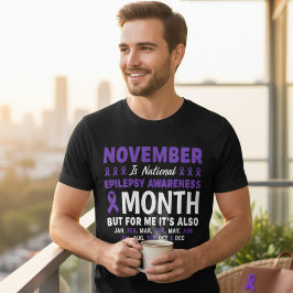 Unterstützung für Epilepsie-Bewusstsein ganzjährig Tri-Blend Shirt