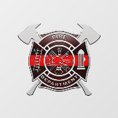 Unterstützung für Firefighter-Fensterklammern Fensteraufkleber (Blatt)