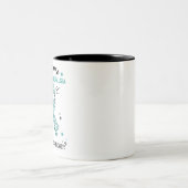 Unterstützung für Geschenke des Trigeminal Neuralg Zweifarbige Tasse (Mittel)