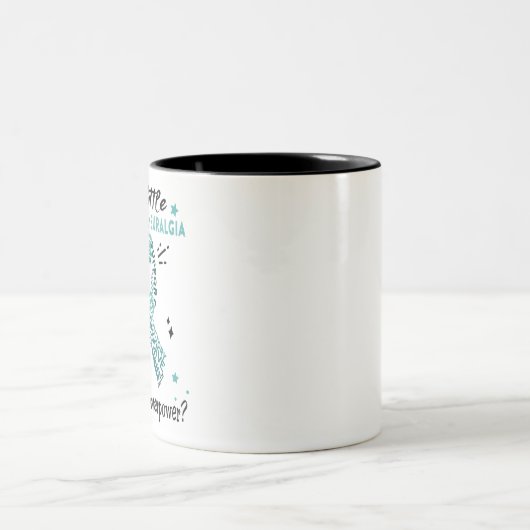 Unterstützung für Geschenke des Trigeminal Neuralg Zweifarbige Tasse (Mittel)