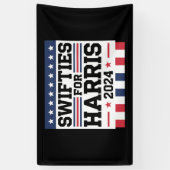 Unterstützung für Kamala Harris 2024 bei Abstimmun Banner (Vertikal)