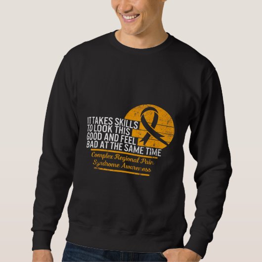 Unterstützung für komplexe regionale Schmerzsyndro Sweatshirt (Vorderseite)