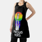 Unterstützung für LGBT-Gay Pride mit Proud Mary Ra Schürze (InSitu)