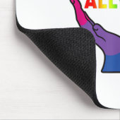 Unterstützung für lGBT-Herzinfarkte Schutz Kinder- Mousepad (Ecke)