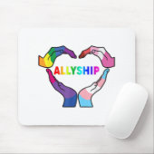Unterstützung für lGBT-Herzinfarkte Schutz Kinder- Mousepad (Mit Mouse)