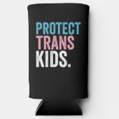 Unterstützung für LGBT-Stolz Schützen Trans Kids V Selters Dosenkühler (Vorderseite)
