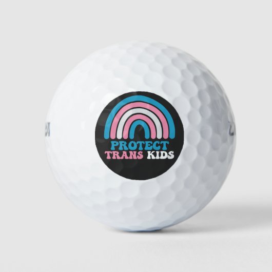 Unterstützung für LGBT-Stolz Schützen von Trans Ki Golfball (Vorderseite)