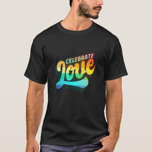 Unterstützung für LGBTQ+ - Liebe Color Edition T-Shirt (Vorderseite)